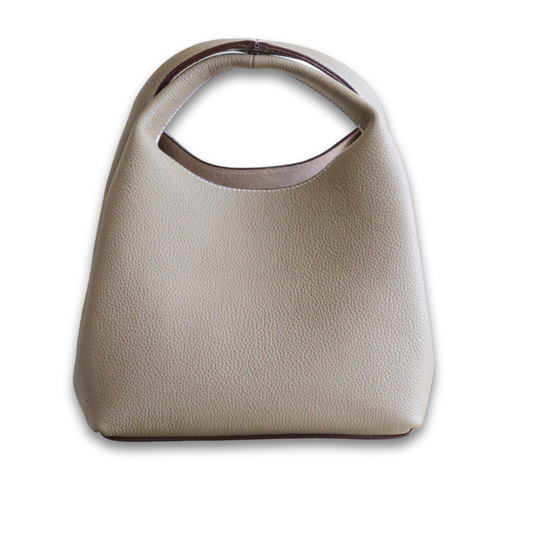 DANIELLE Leather bag - Gray