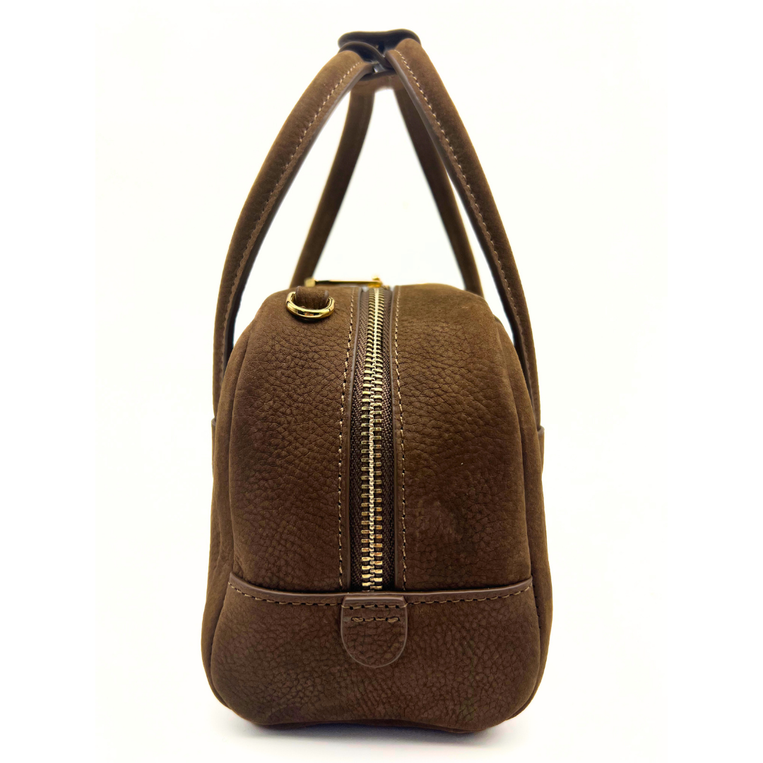ADALY Leather bag -Khaki