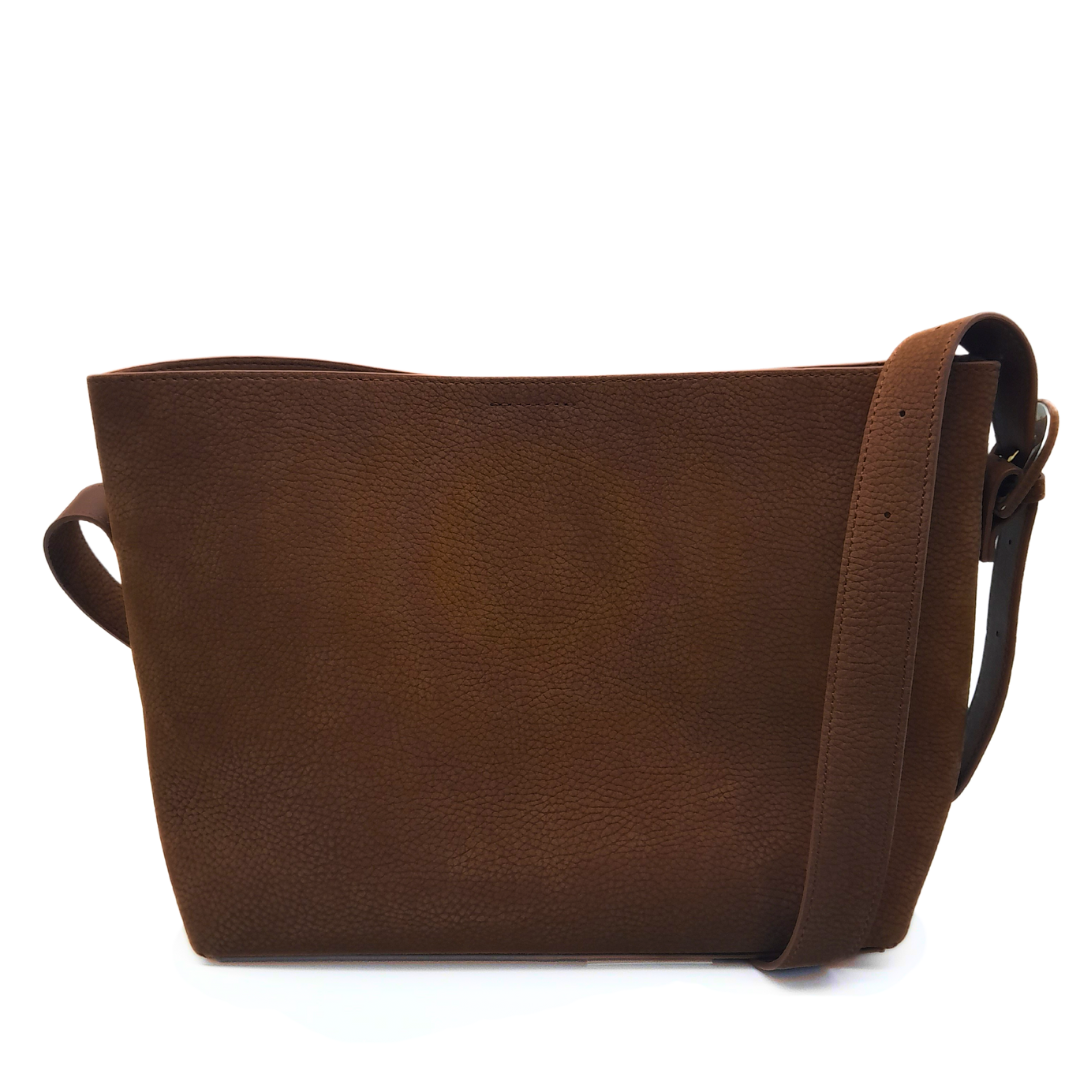 MAEVE Leather bag - Golden brown