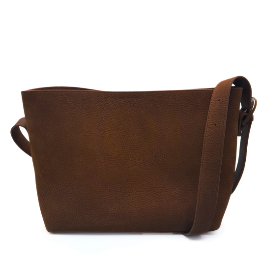 MAEVE Leather bag - Golden brown