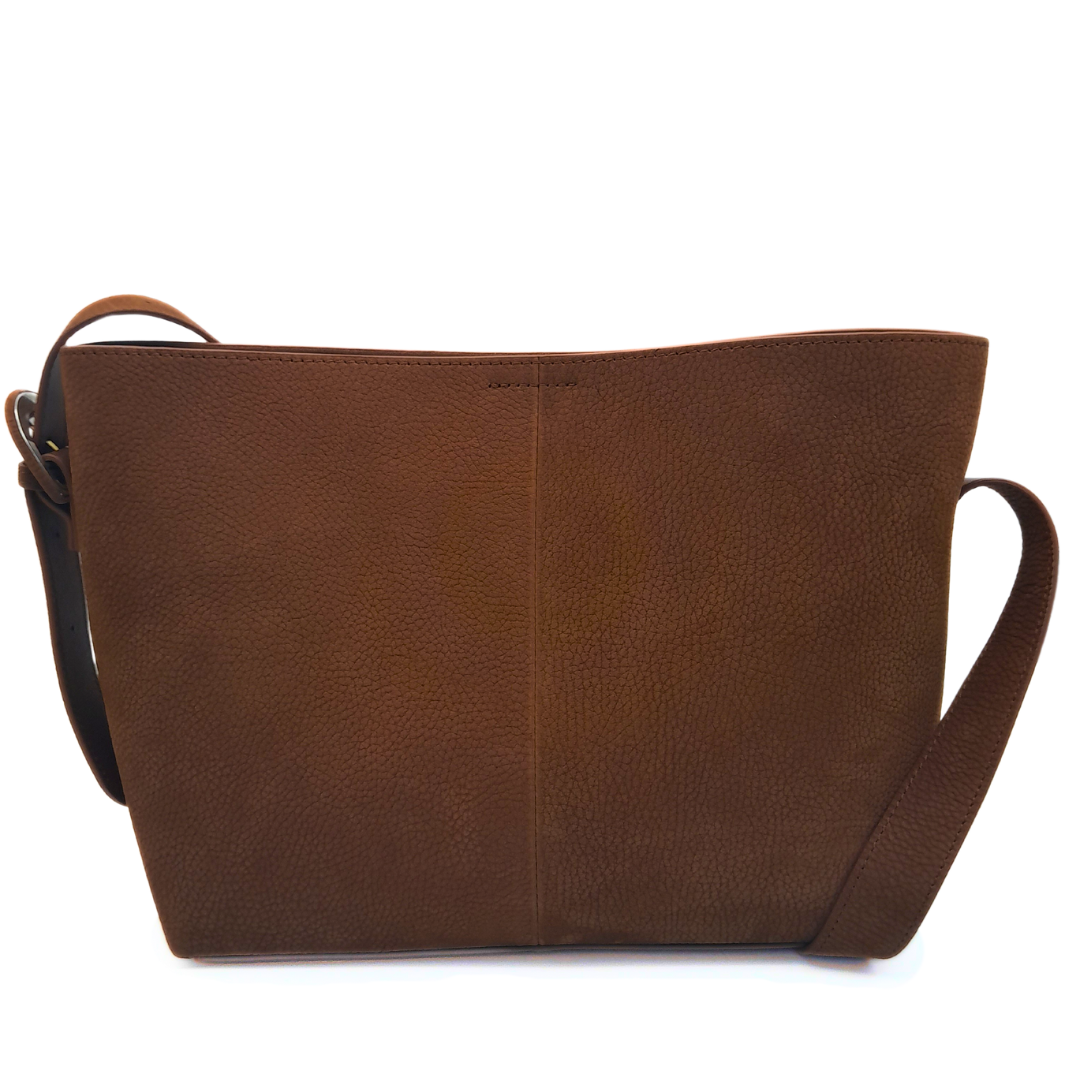 MAEVE Leather bag - Golden brown