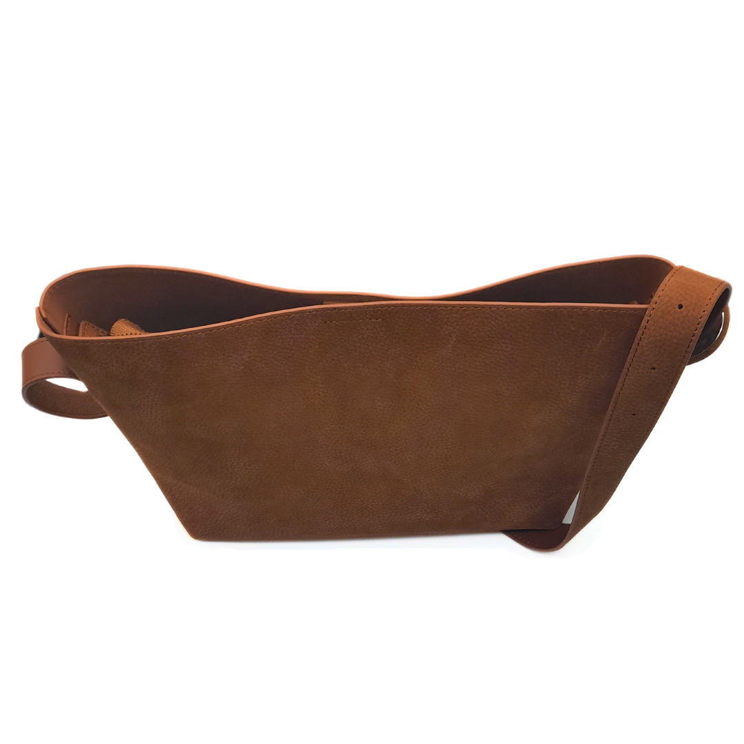 MAEVE Leather bag - Golden brown