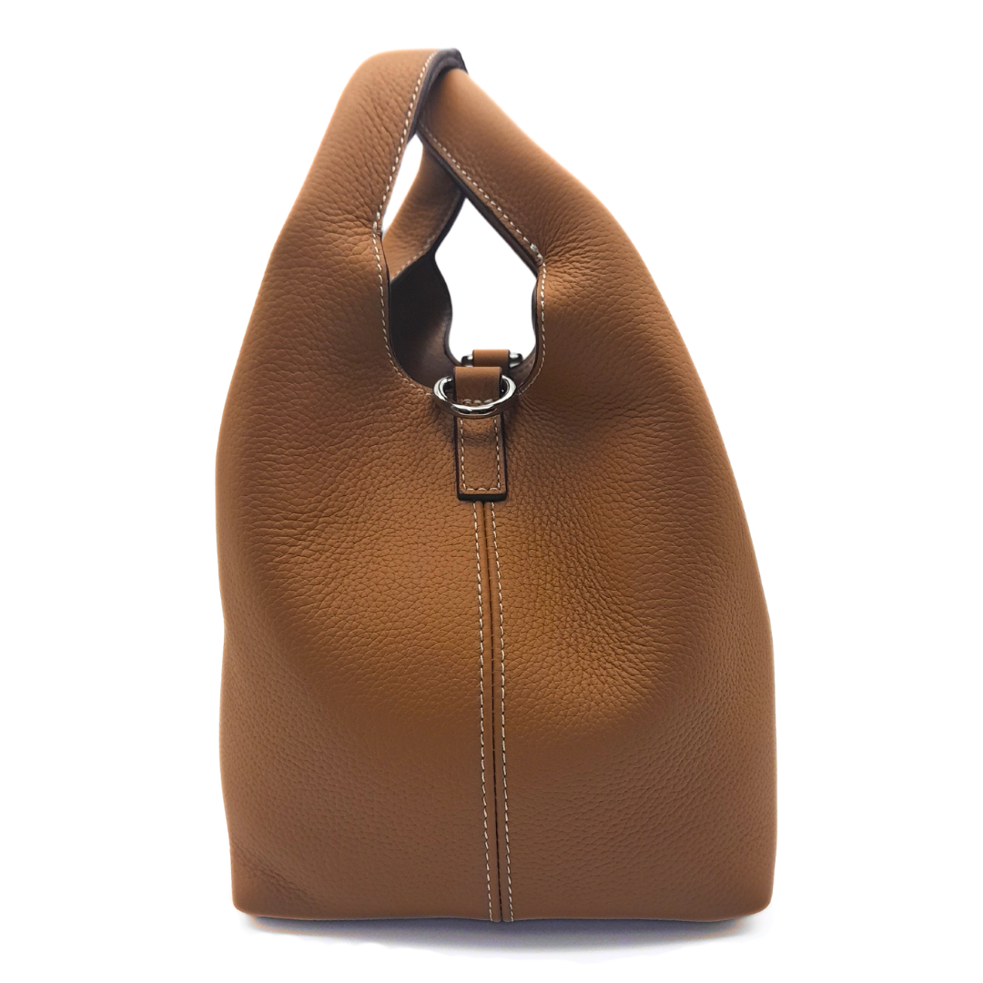 DANIELLE Leather bag - Tan