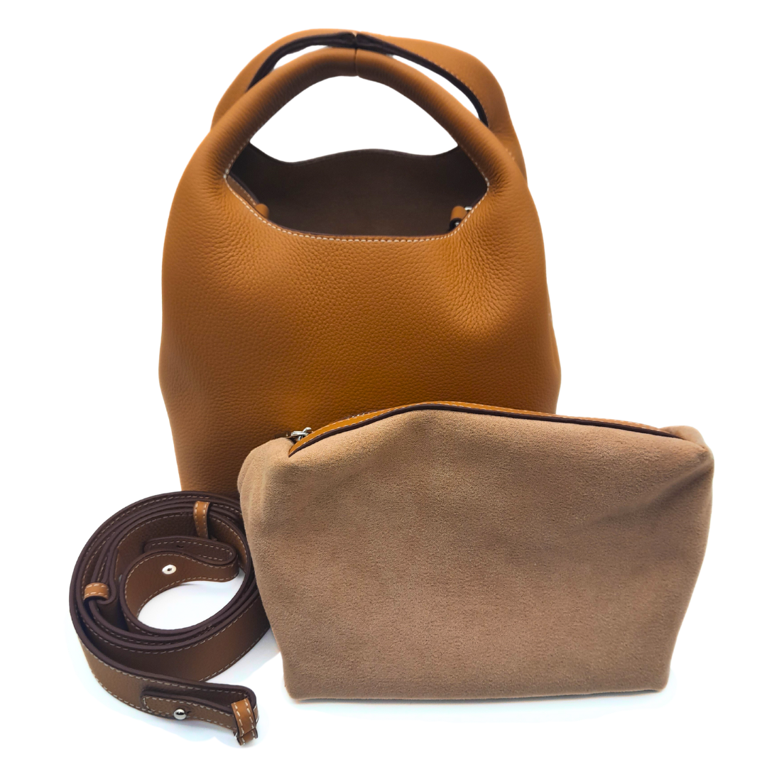 DANIELLE Leather bag - Tan
