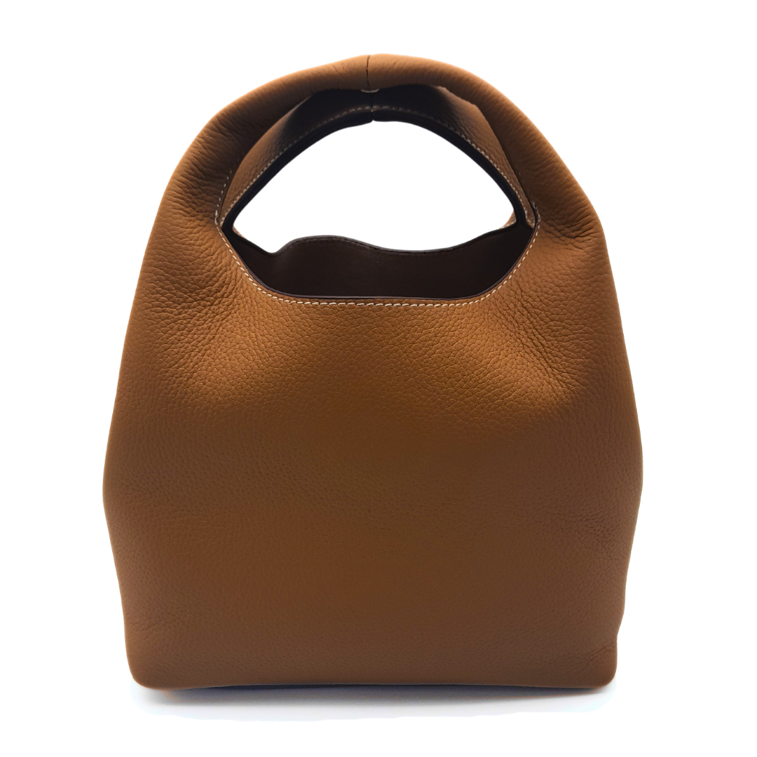 DANIELLE Leather bag - Tan