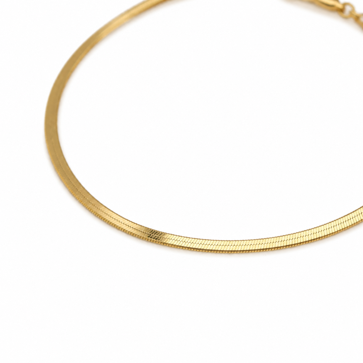Odélie Herringbone Bracelet in 18K Gold Vermeil – detail