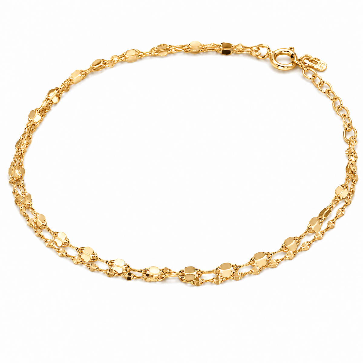 Amélie Layered Chain Bracelet in Gold Vermeil