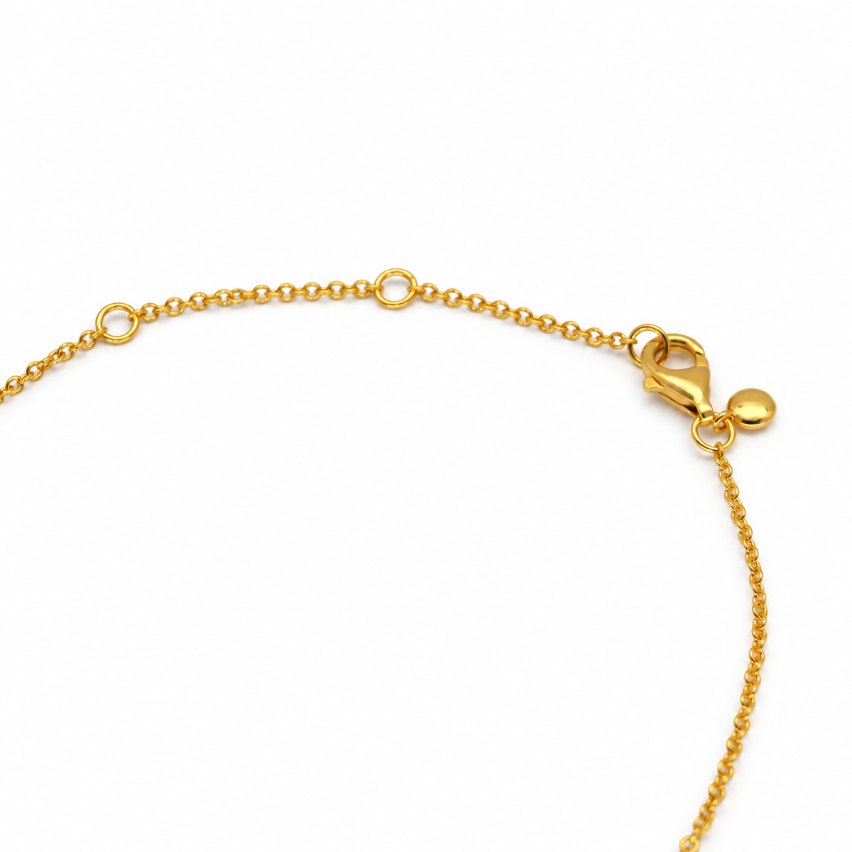 Leonie Petite Heart Necklace in 24K Gold Over 925 Silver by MOA - view 3