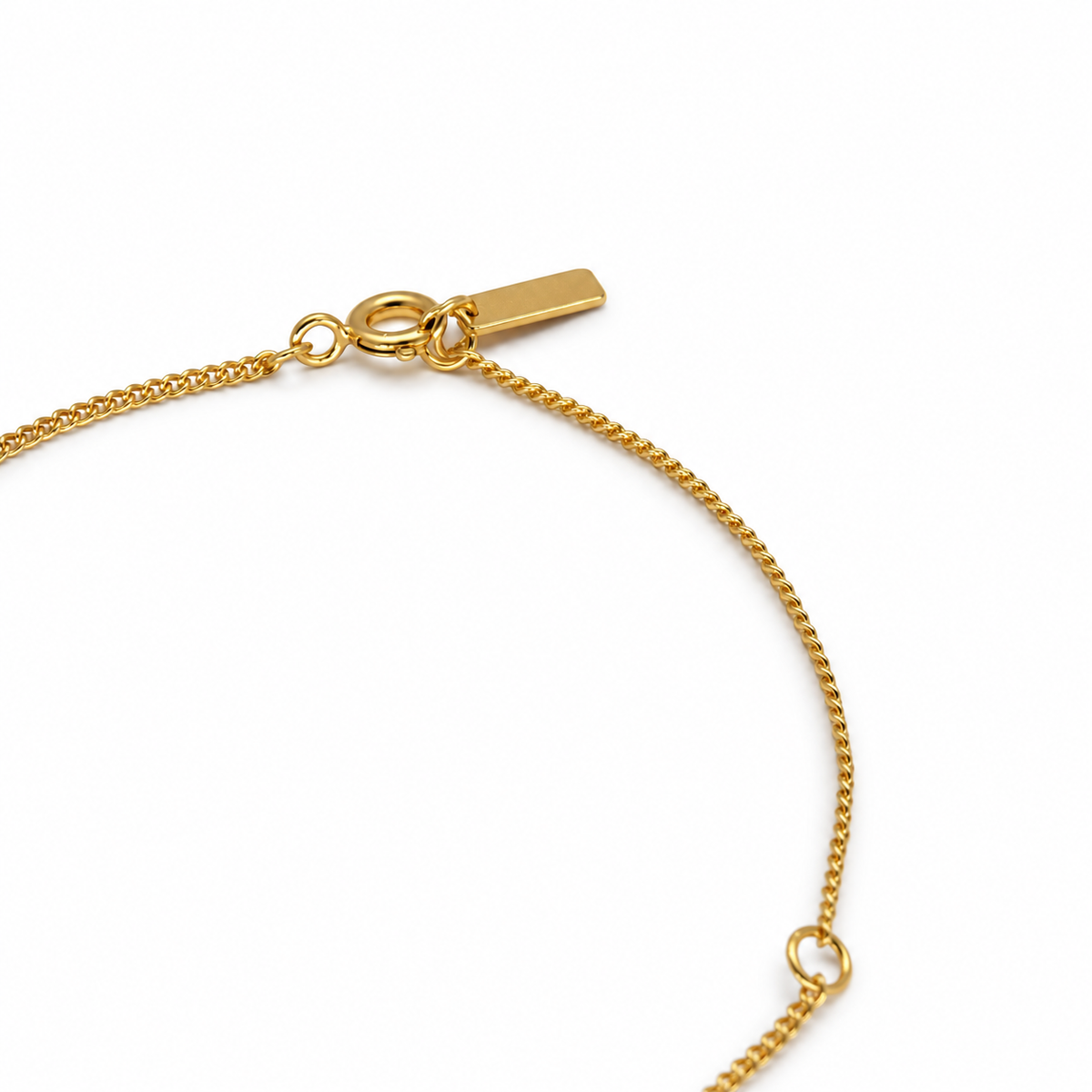 Amelia Sculpted Heart Necklace 24K Gold by MOA - view 3
