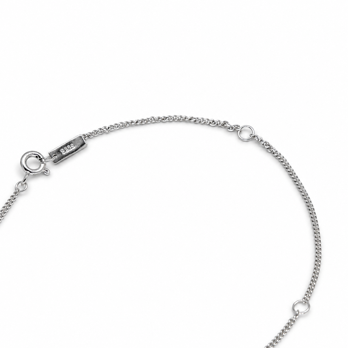 Amelia Sculpted Heart Necklace in 925 Sterling Silver by MOA - view 3