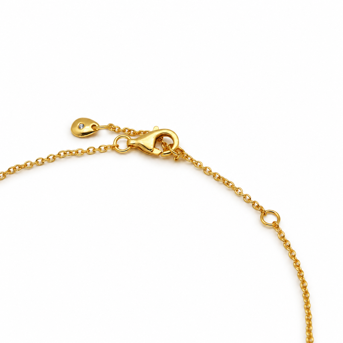 Aveline Textured Heart Necklace 24K Gold by MOA - view 3