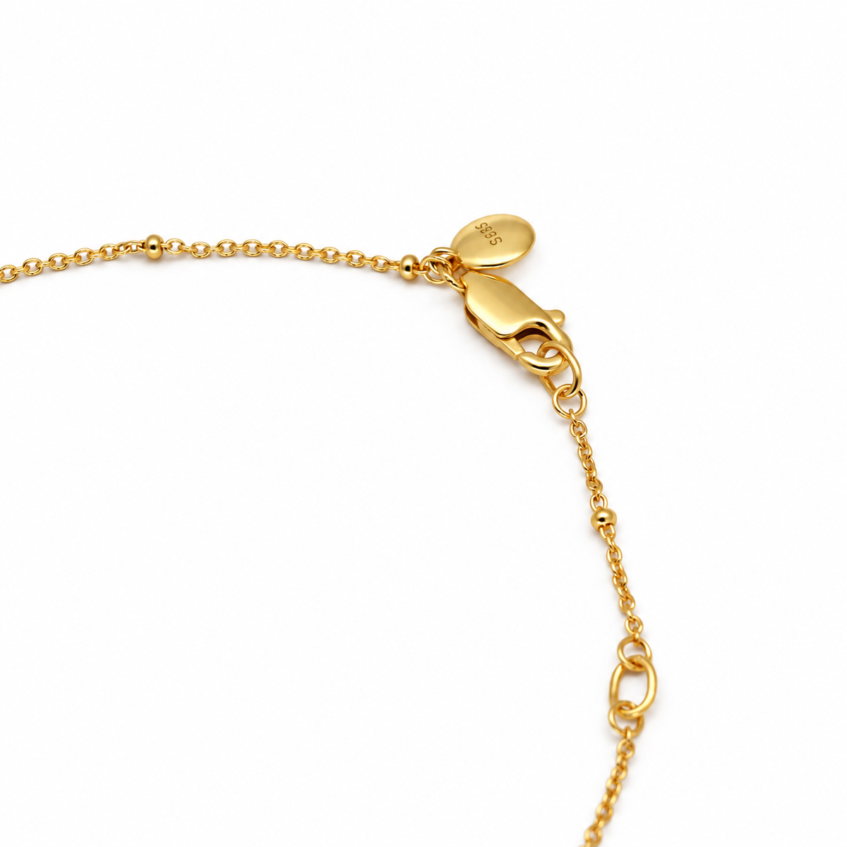 Thea Filigree Pendant Necklace 24K Gold by MOA - view 3