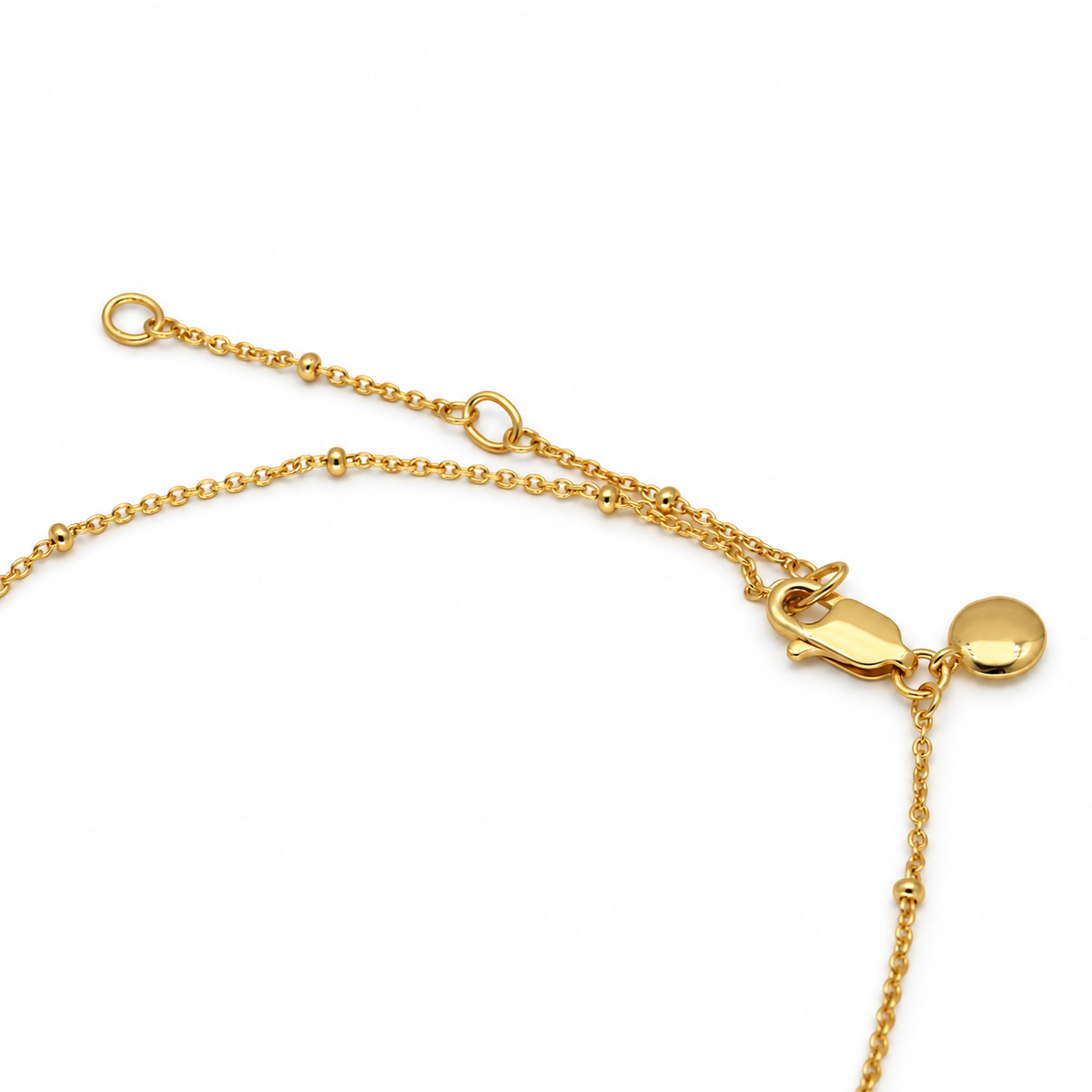 Thea Filigree Pendant Necklace Two Tone by MOA - view 3