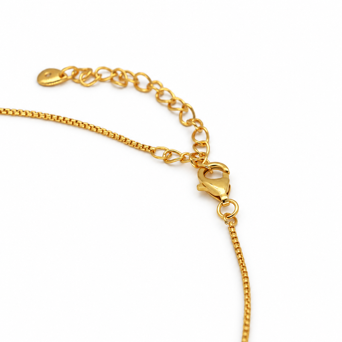 Celestine Beaded Necklace Cubic Zirconia 24K Gold by MOA - view 3