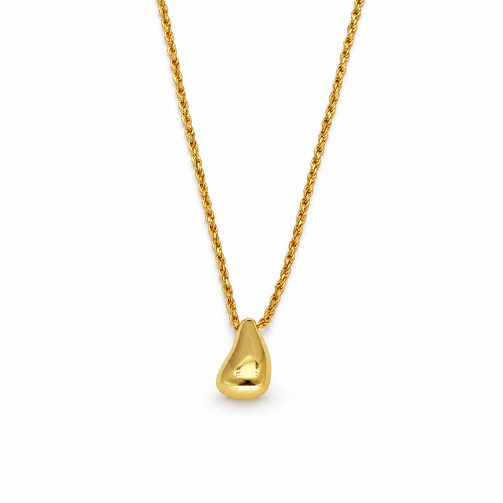 Elira Drop Pendant Necklace in 24K Gold Over 925 Silver by MOA - view 1