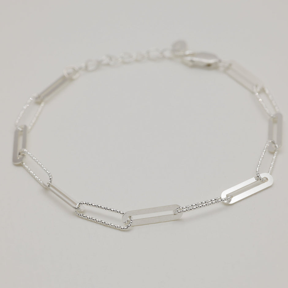 Alix Chain Bracelet in 925 Sterling Silver by MOA - view 2