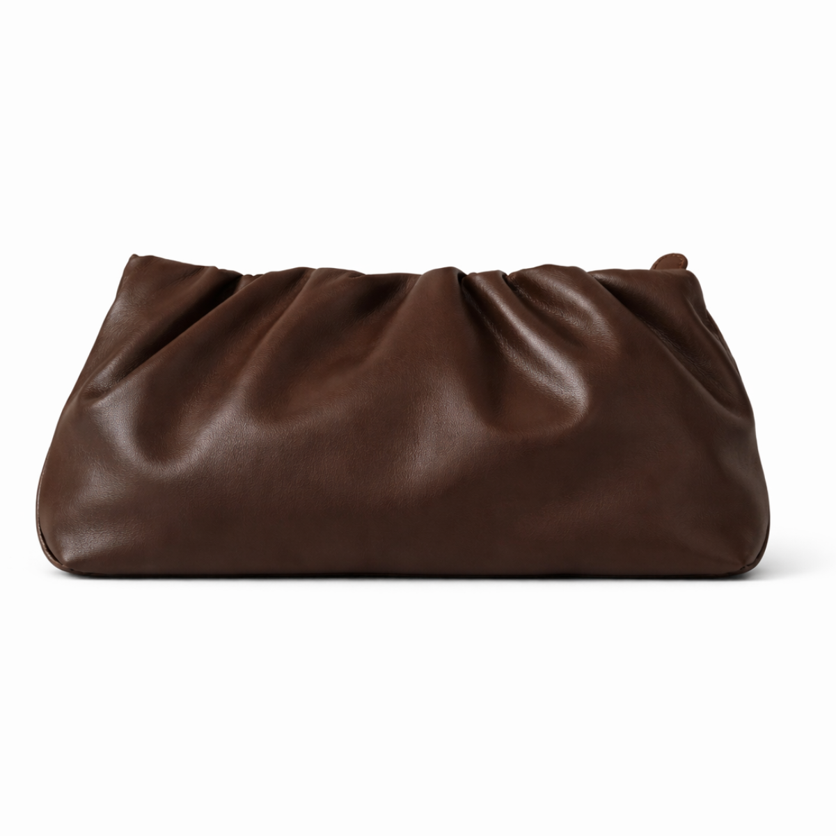 Alouette Lambskin Shoulder Bag in Chocolate