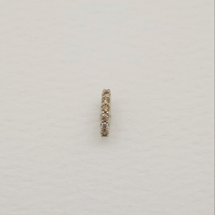 Amaya Pave Charm in 14K Gold by MOA - view 1