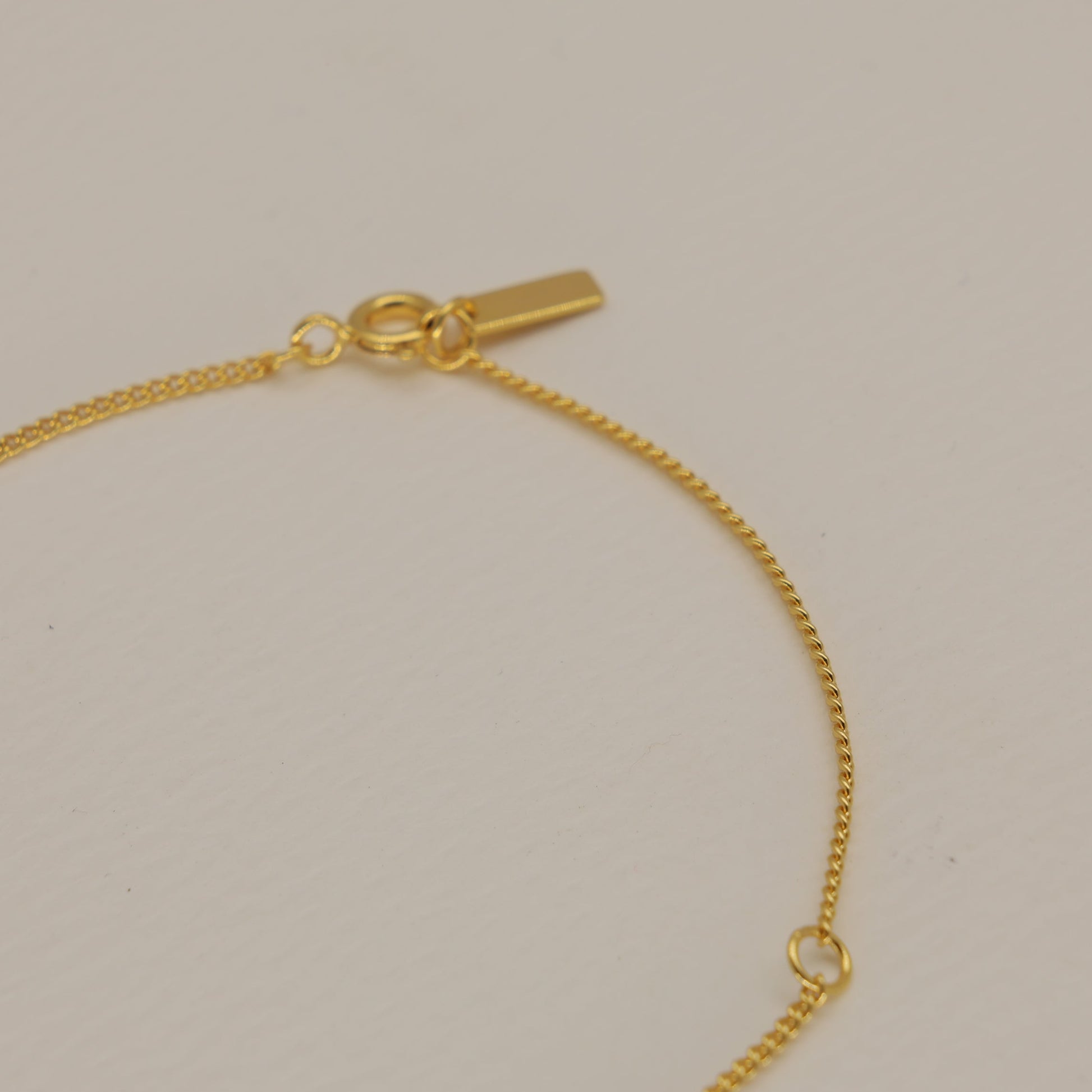 Amelia Sculpted Heart Necklace 24K Gold by MOA - view 3