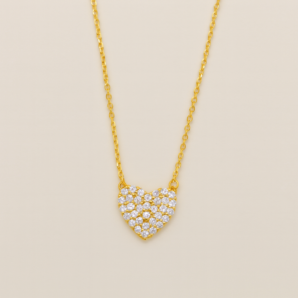 Ameliane Pendant Necklace in Gold Vermeil by MOA - view 1