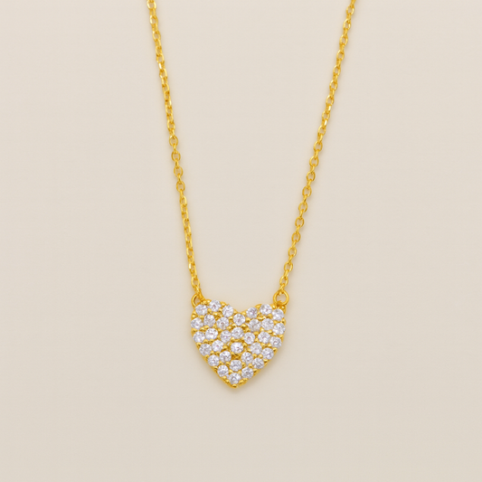 Ameliane Pendant Necklace in Gold Vermeil by MOA - view 1