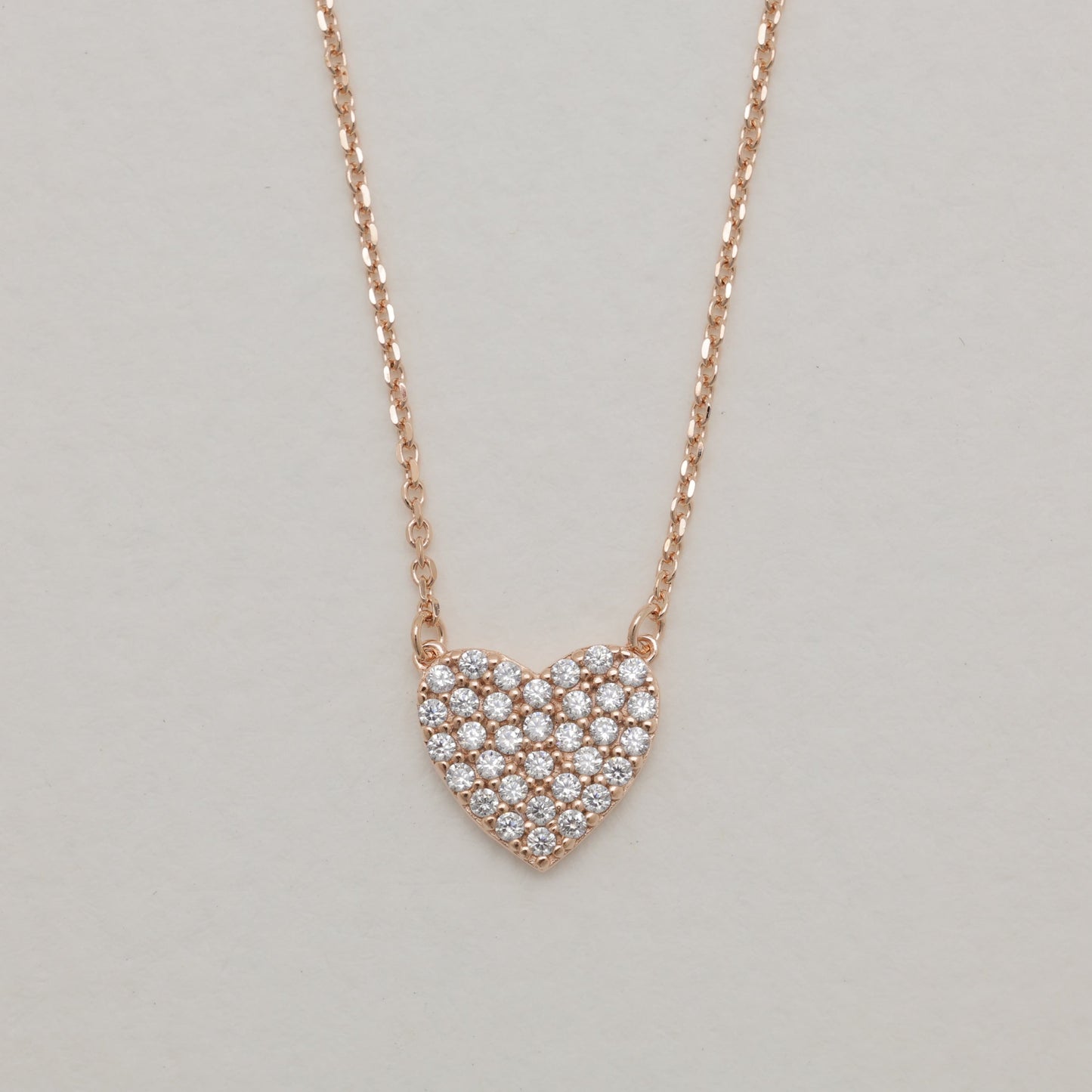 Ameliane Pendant Necklace in Rose Gold by MOA - view 1