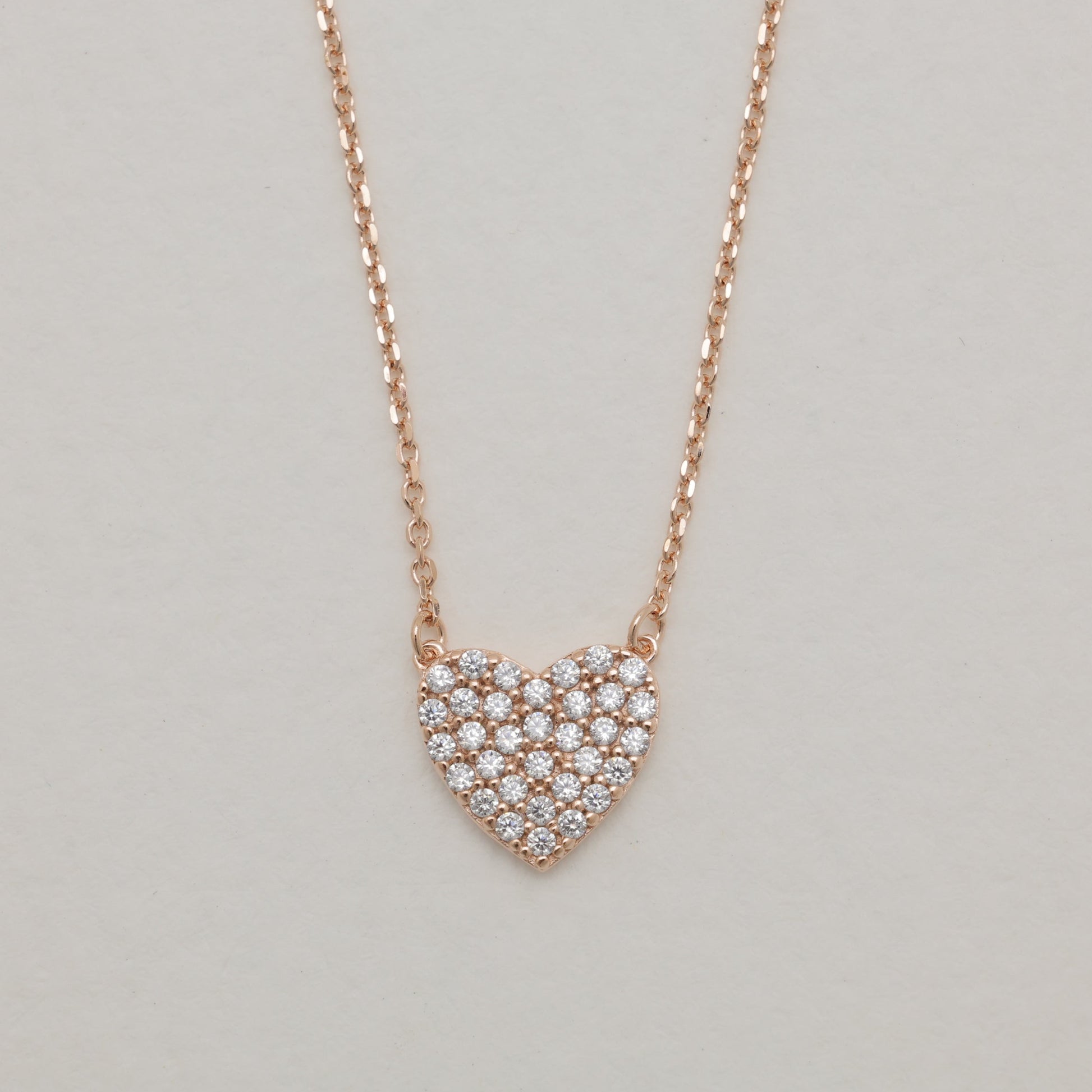 Ameliane Pendant Necklace in Rose Gold by MOA - view 1