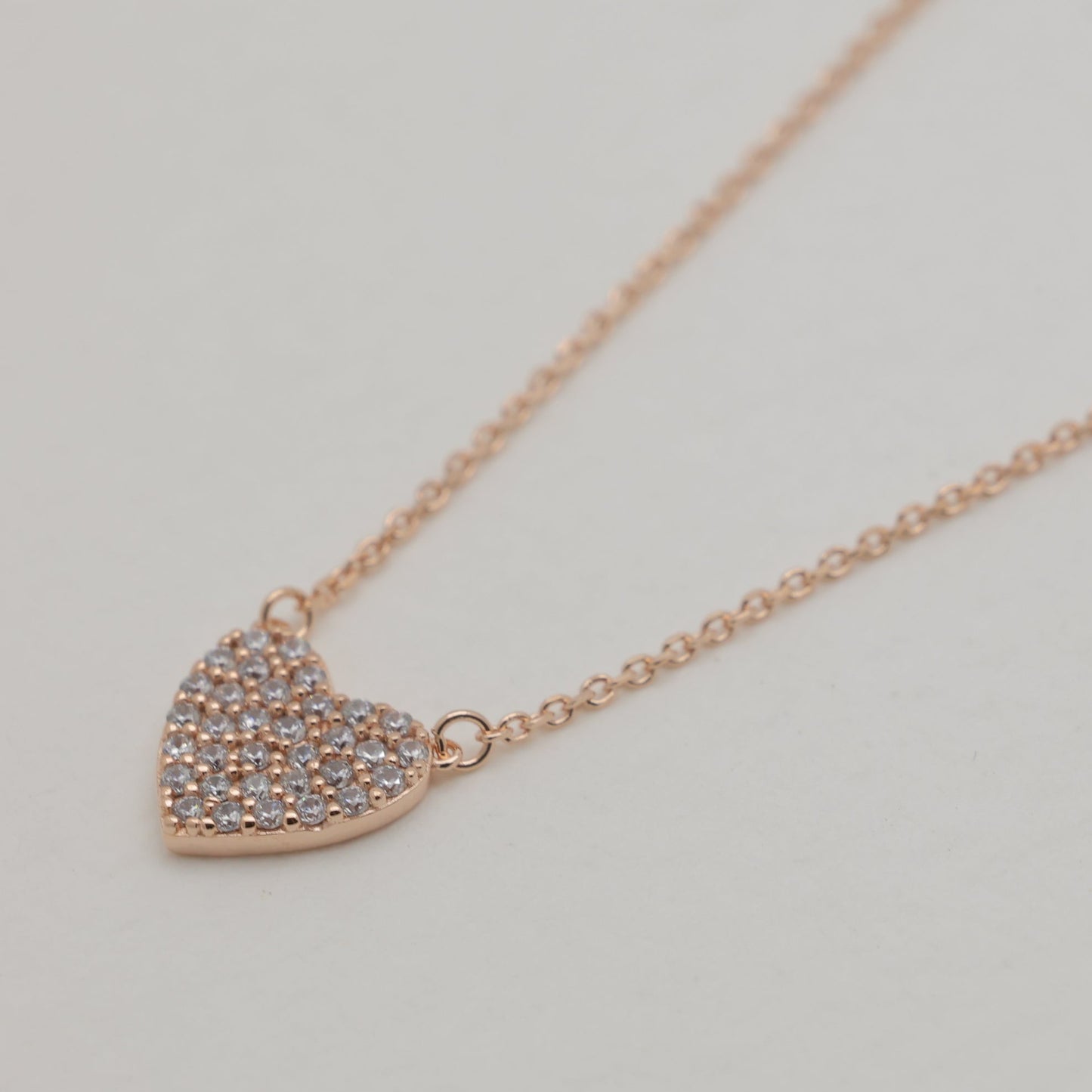 Ameliane Pendant Necklace in Rose Gold by MOA - view 2