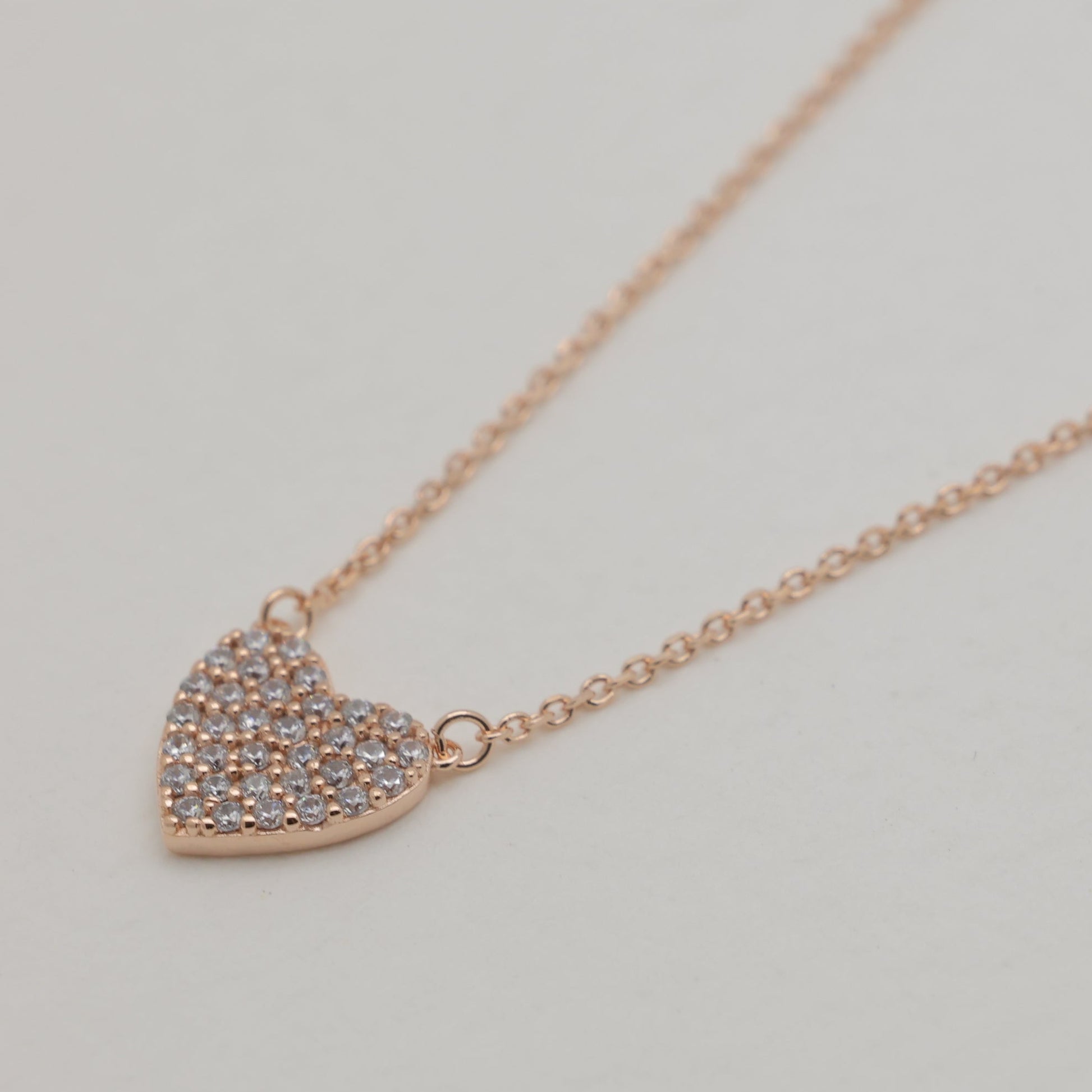 Ameliane Pendant Necklace in Rose Gold by MOA - view 2