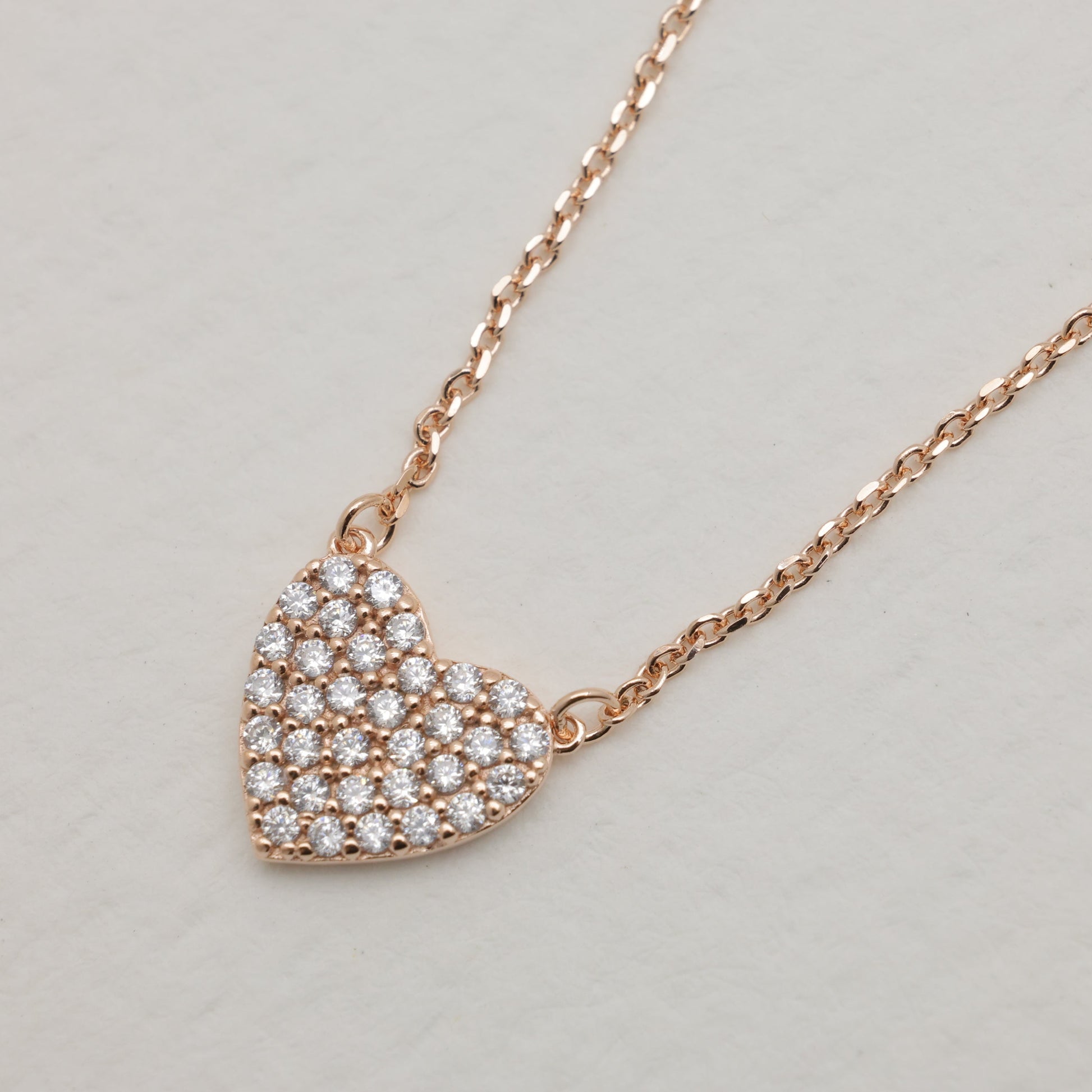 Ameliane Pendant Necklace in Rose Gold by MOA - view 3