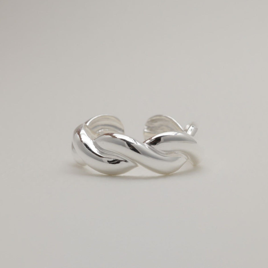 Ariane Twist Ring in 925 Sterling Silver by MOA - view 2