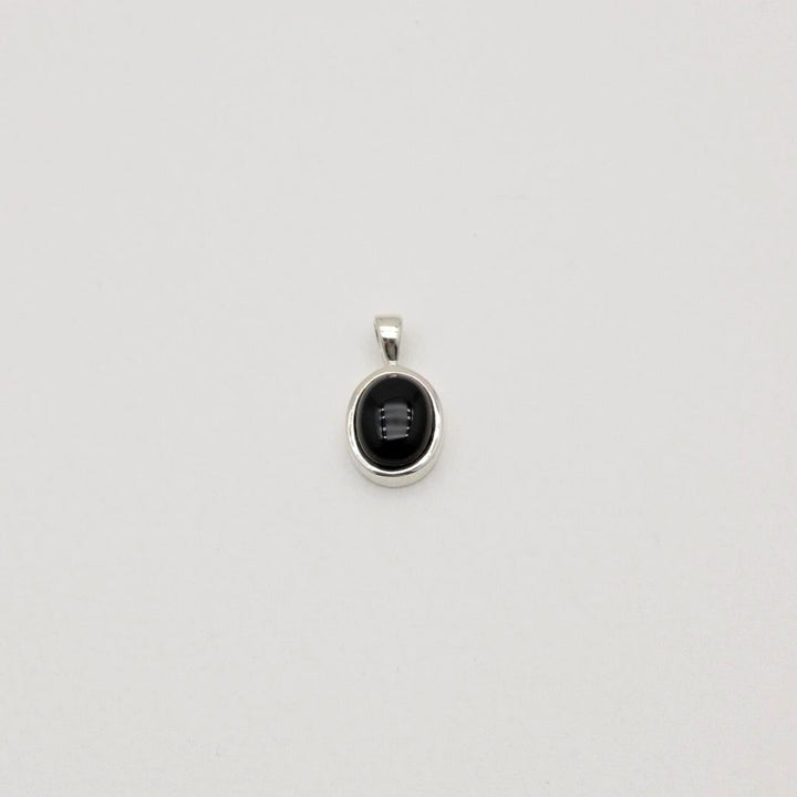 Arianne Pendant in 925 Sterling Silver with Onyx by MOA - view 1