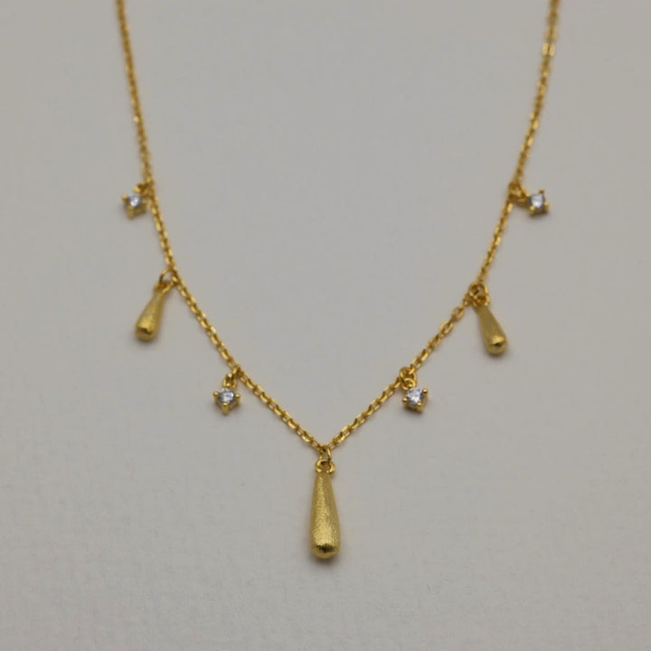 Arielle Charm Necklace in Gold Vermeil by MOA - view 1