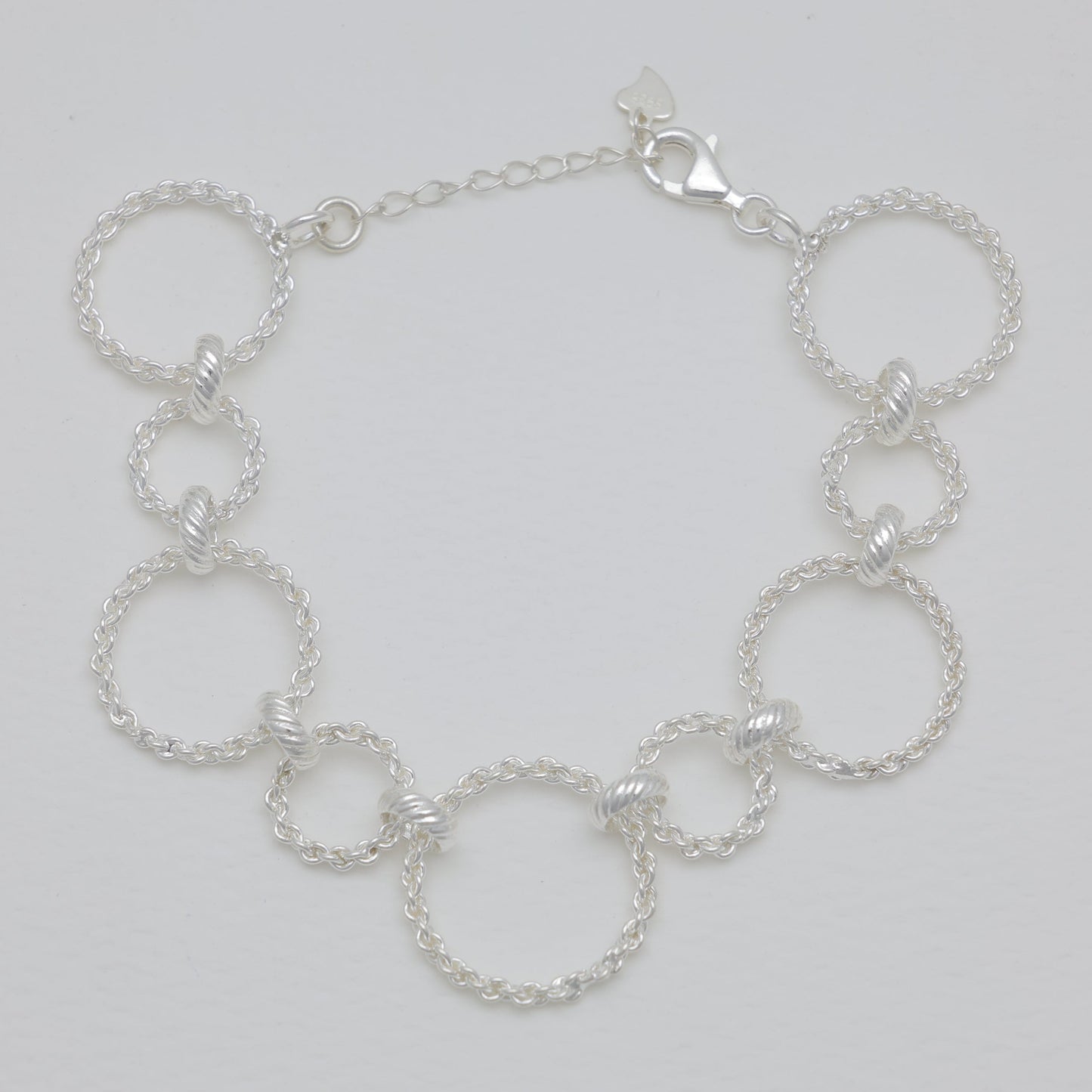 Ariette Link Bracelet in 925 Sterling Silver by MOA - view 1