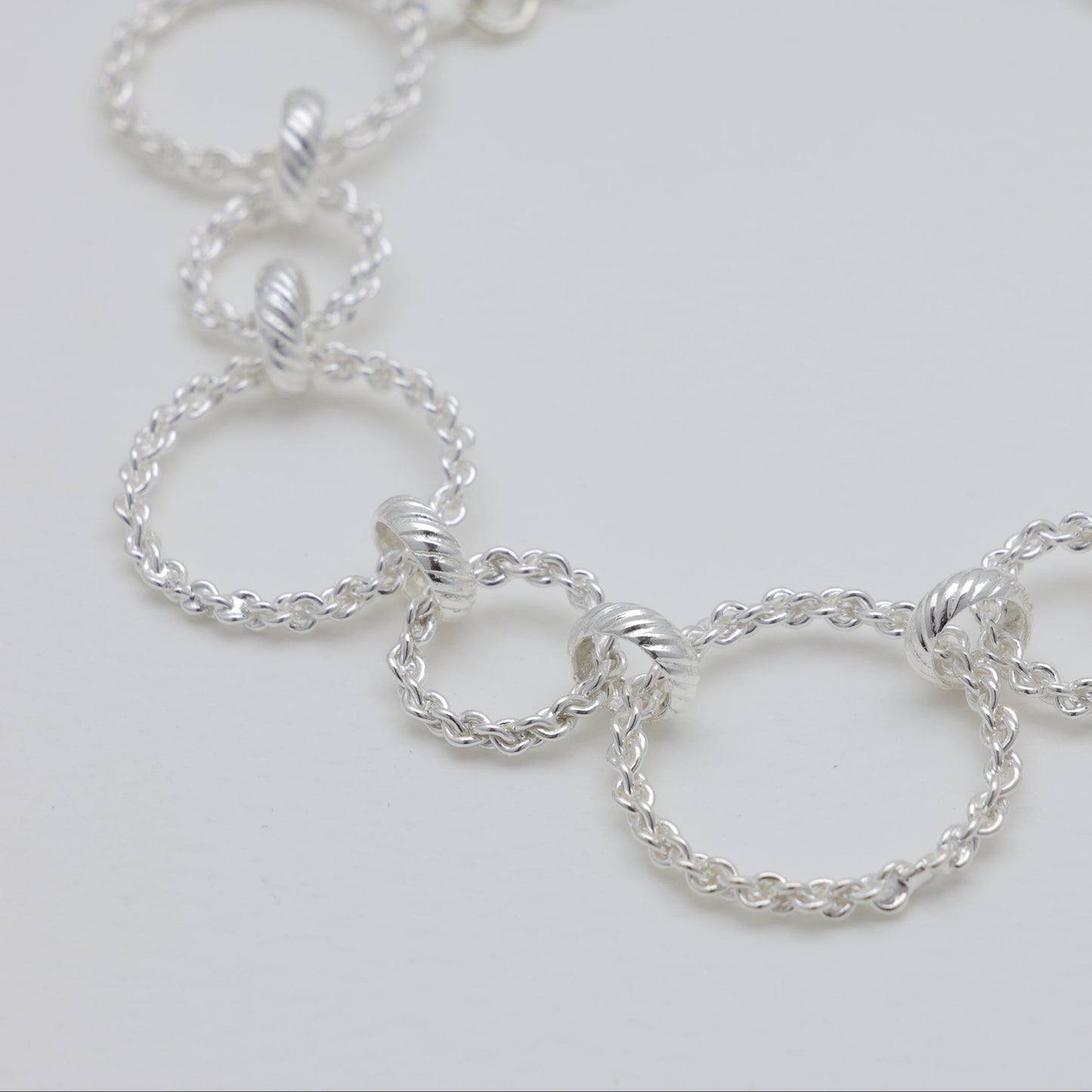Ariette Link Bracelet in 925 Sterling Silver by MOA - view 2