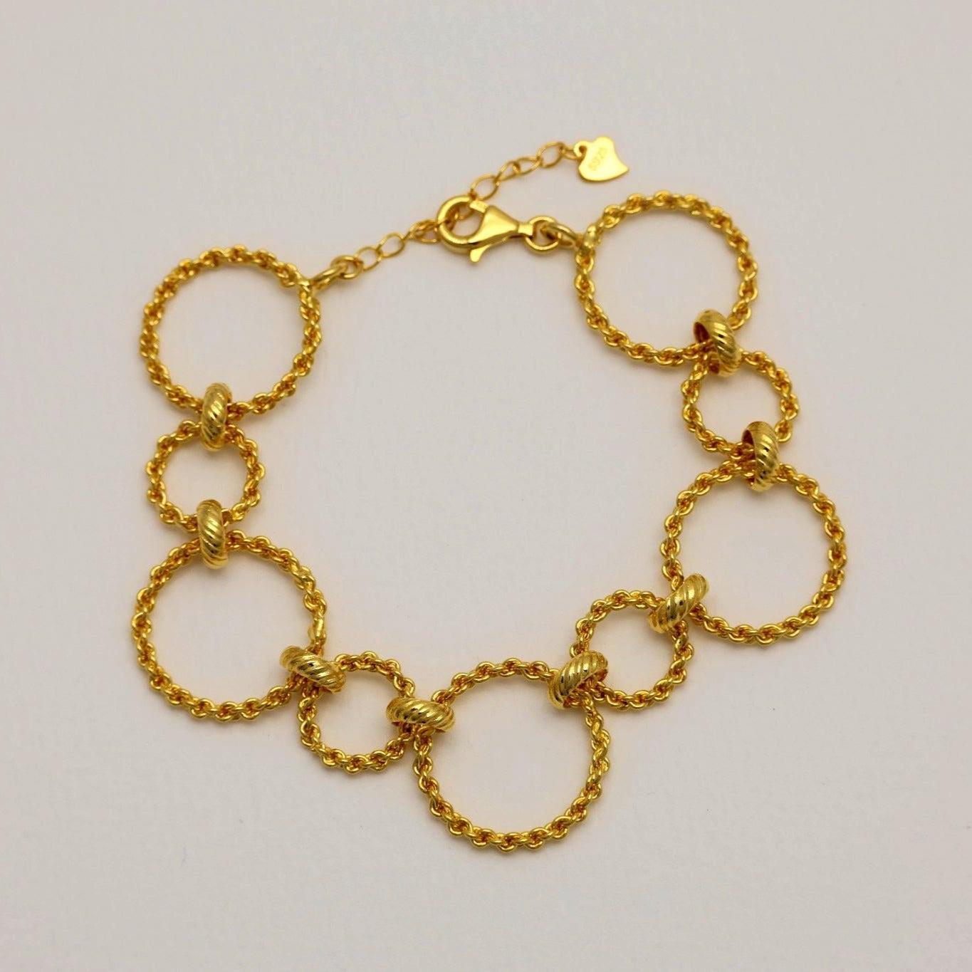 Ariette Link Bracelet in Gold Vermeil by MOA - view 1