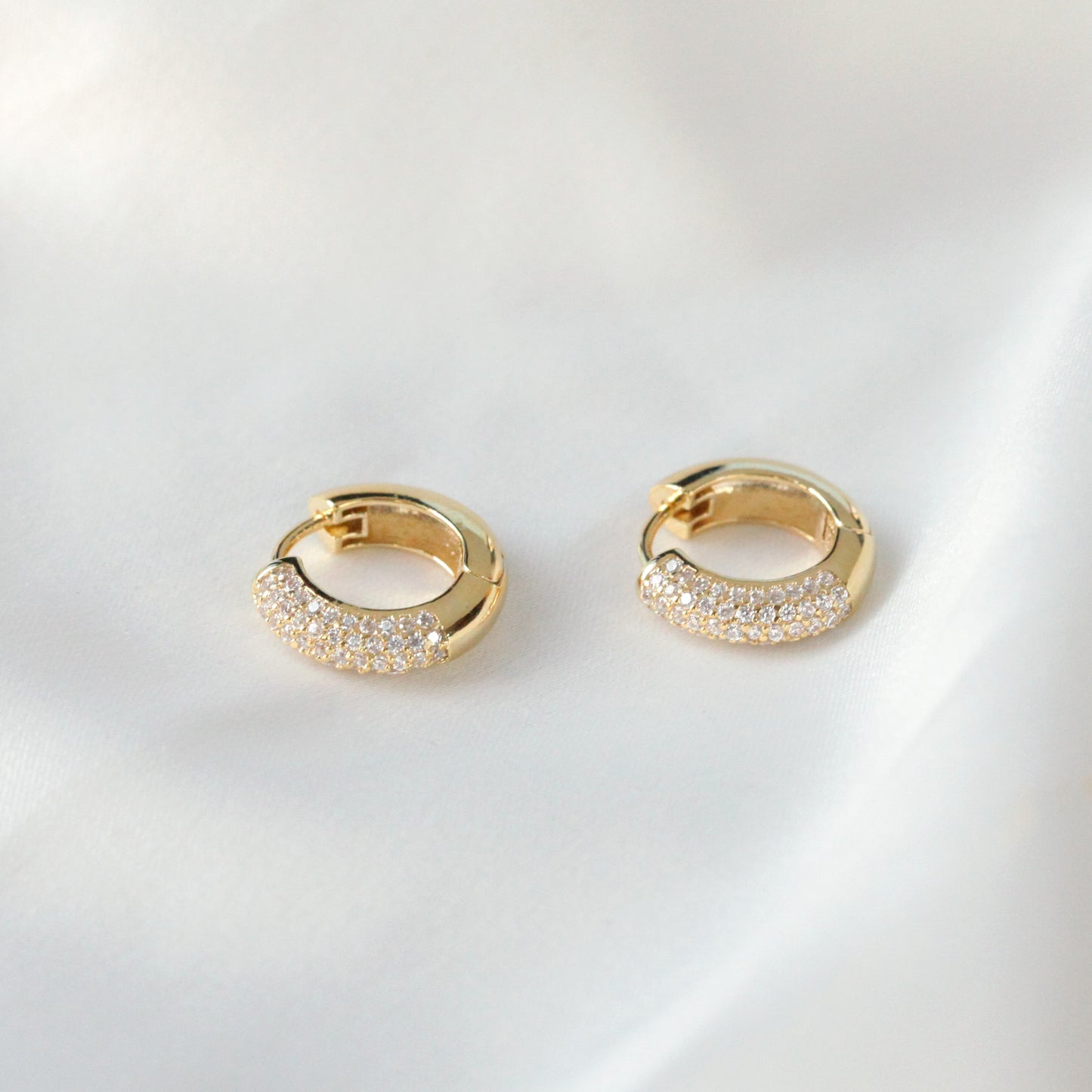 AUBRIE Gold Earrings by MOA - view 1