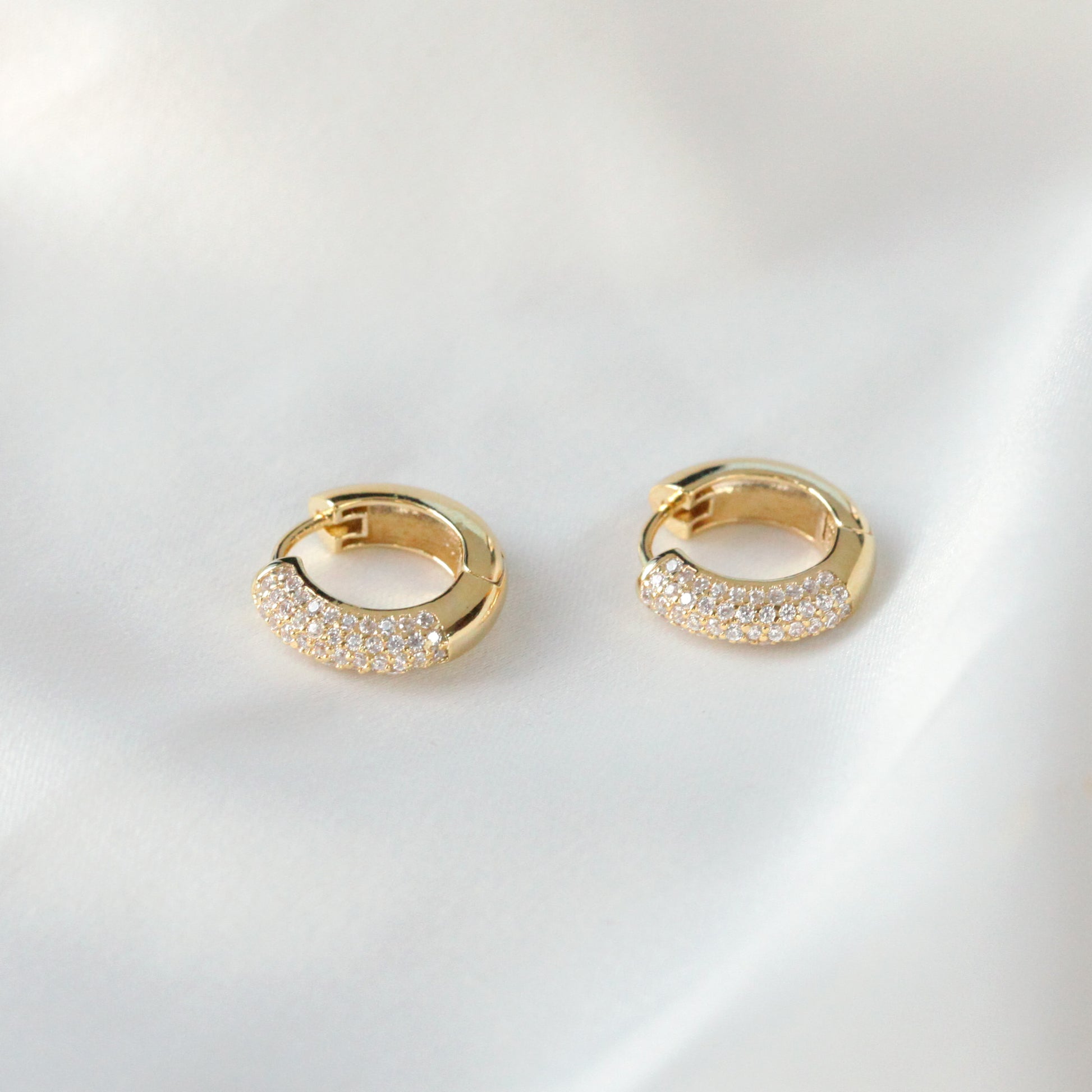 AUBRIE Gold Earrings by MOA - view 1