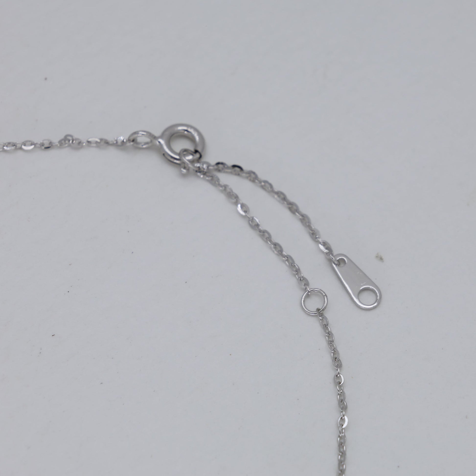 Aurelie Petite Solitaire Necklace in 925 Sterling Silver by MOA - view 3