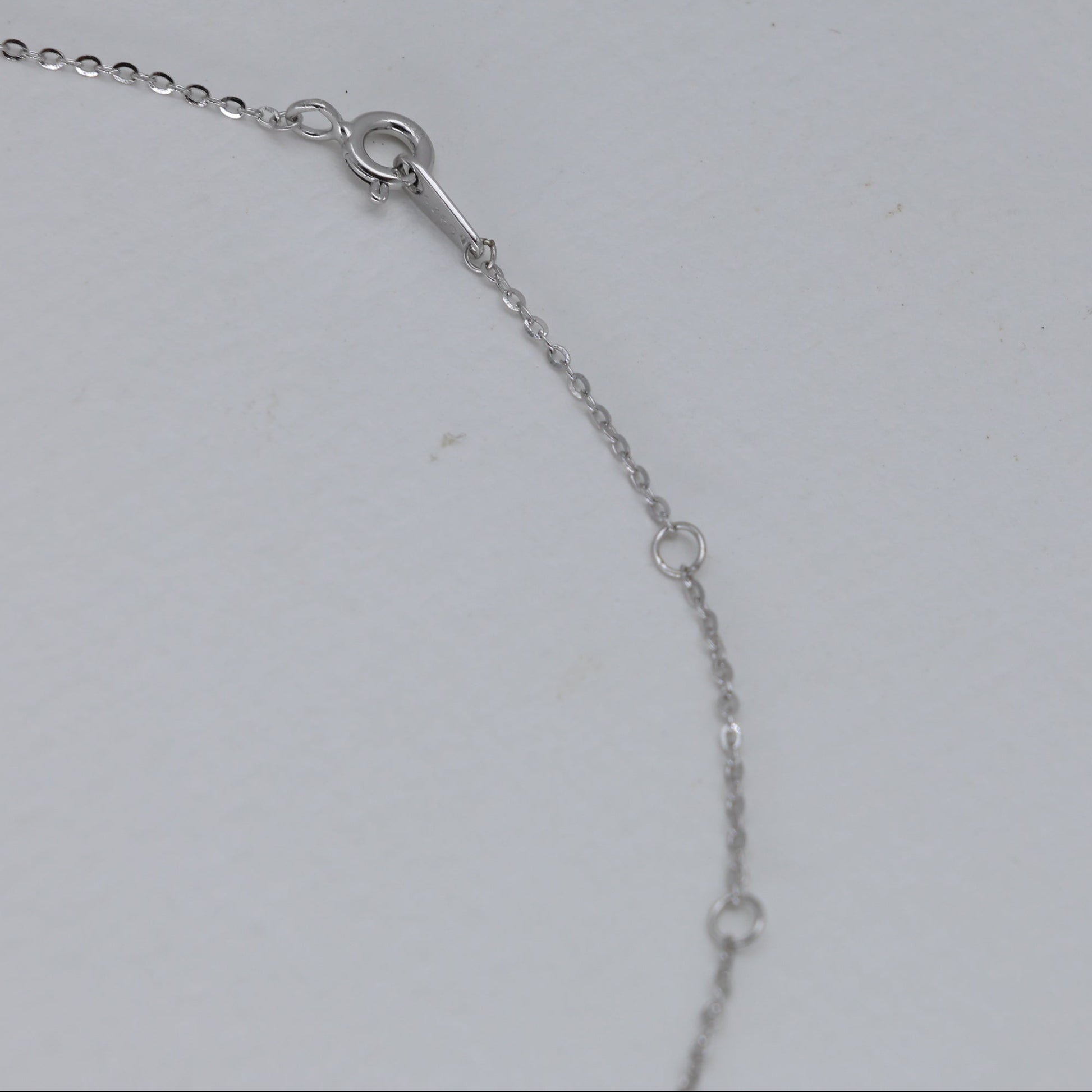 Aurelie Solitaire Necklace in 925 Sterling Silver by MOA - view 3