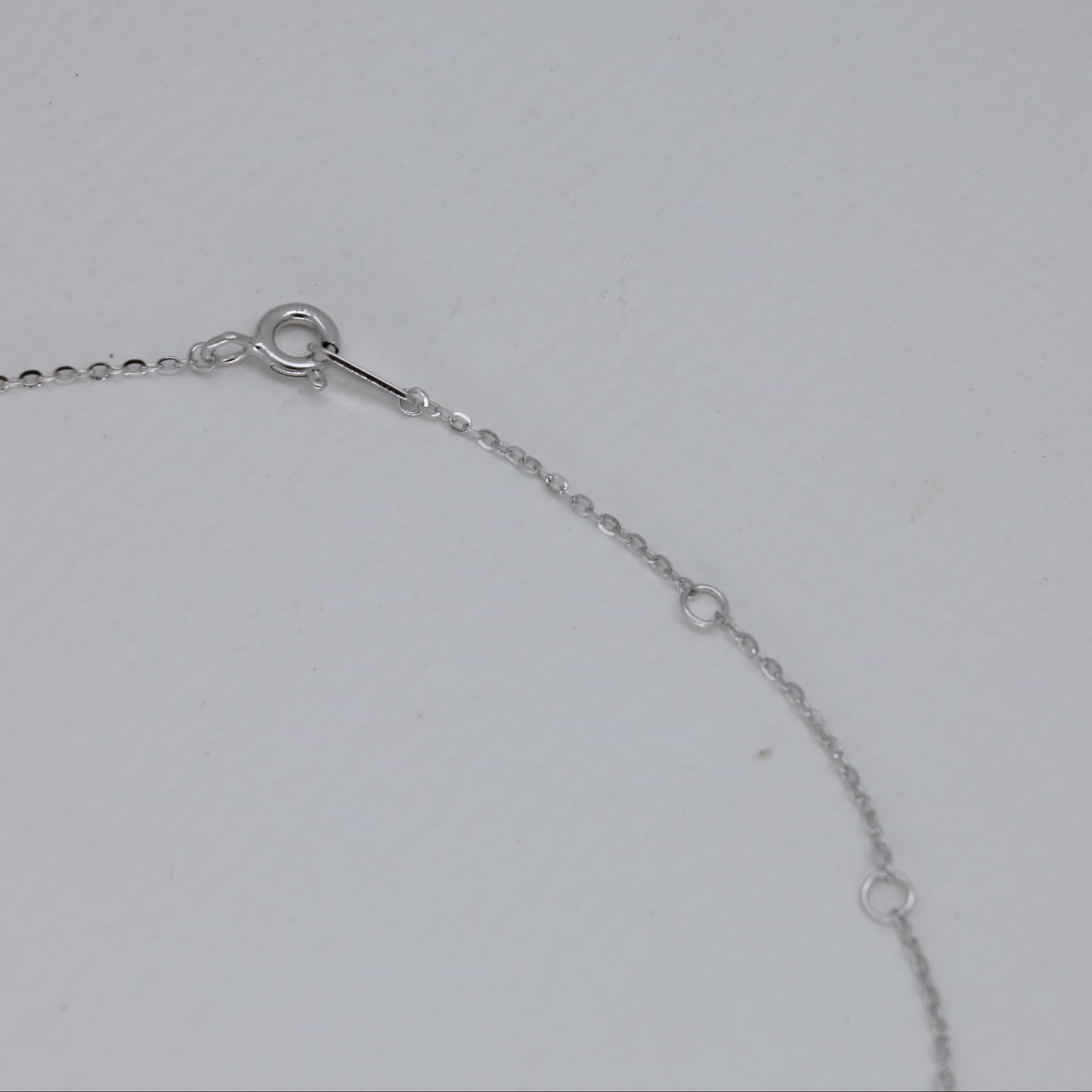 Aurielle Solitaire Necklace in 925 Sterling Silver by MOA - view 3