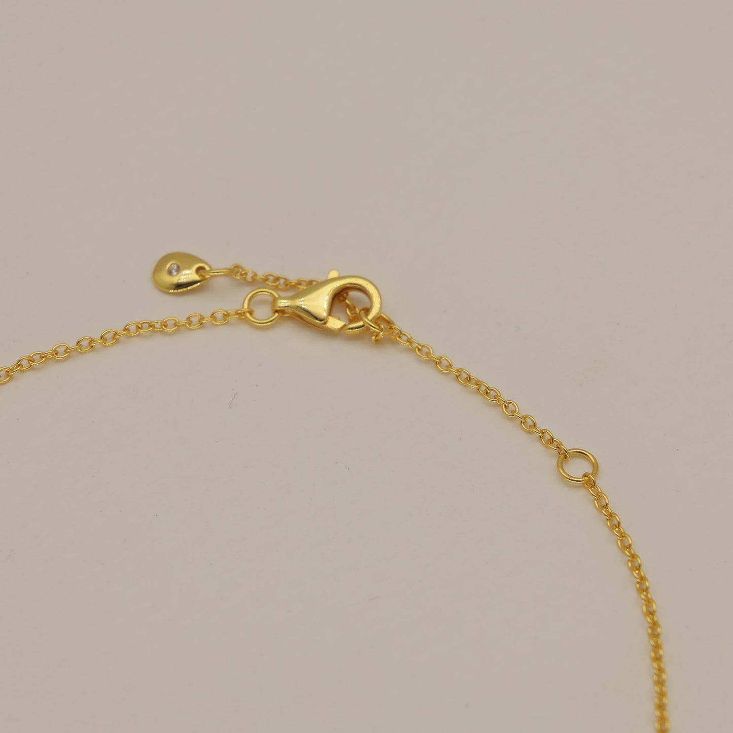 Aveline Textured Heart Necklace 24K Gold by MOA - view 3