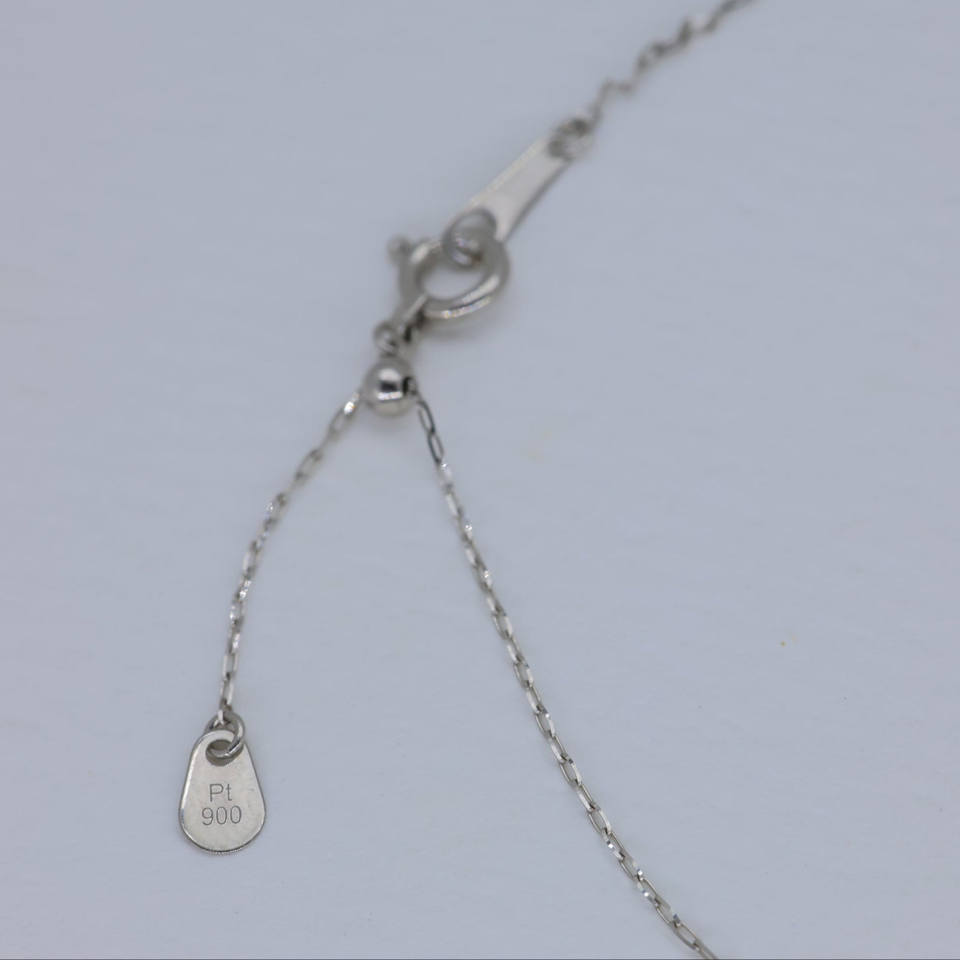 Avenor Tanzanite Pendant DIA Necklace in Platinum P900 by MOA - view 3