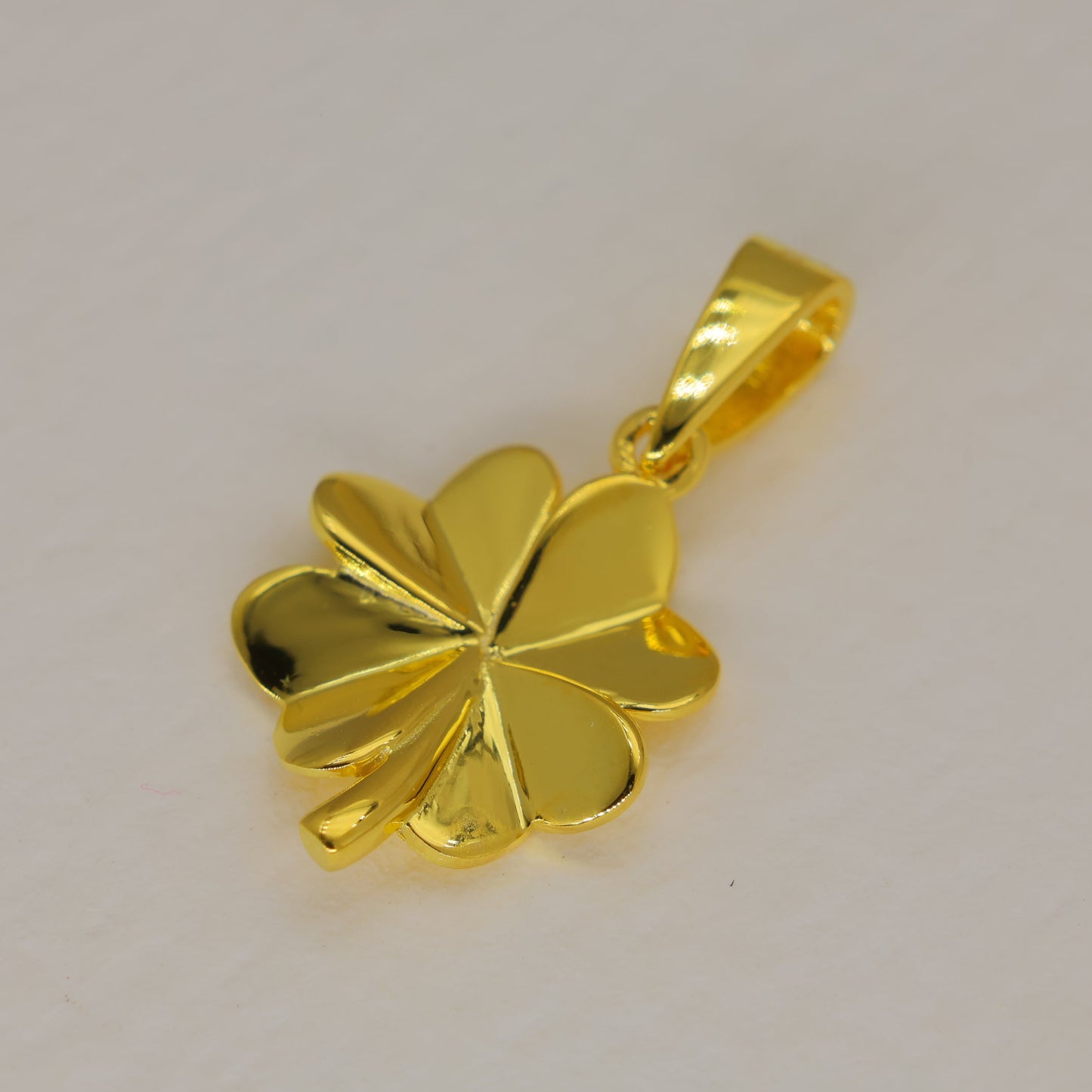 Avielle Clover Pendant in 18K Gold over 925 Sterling Silver by MOA - view 1