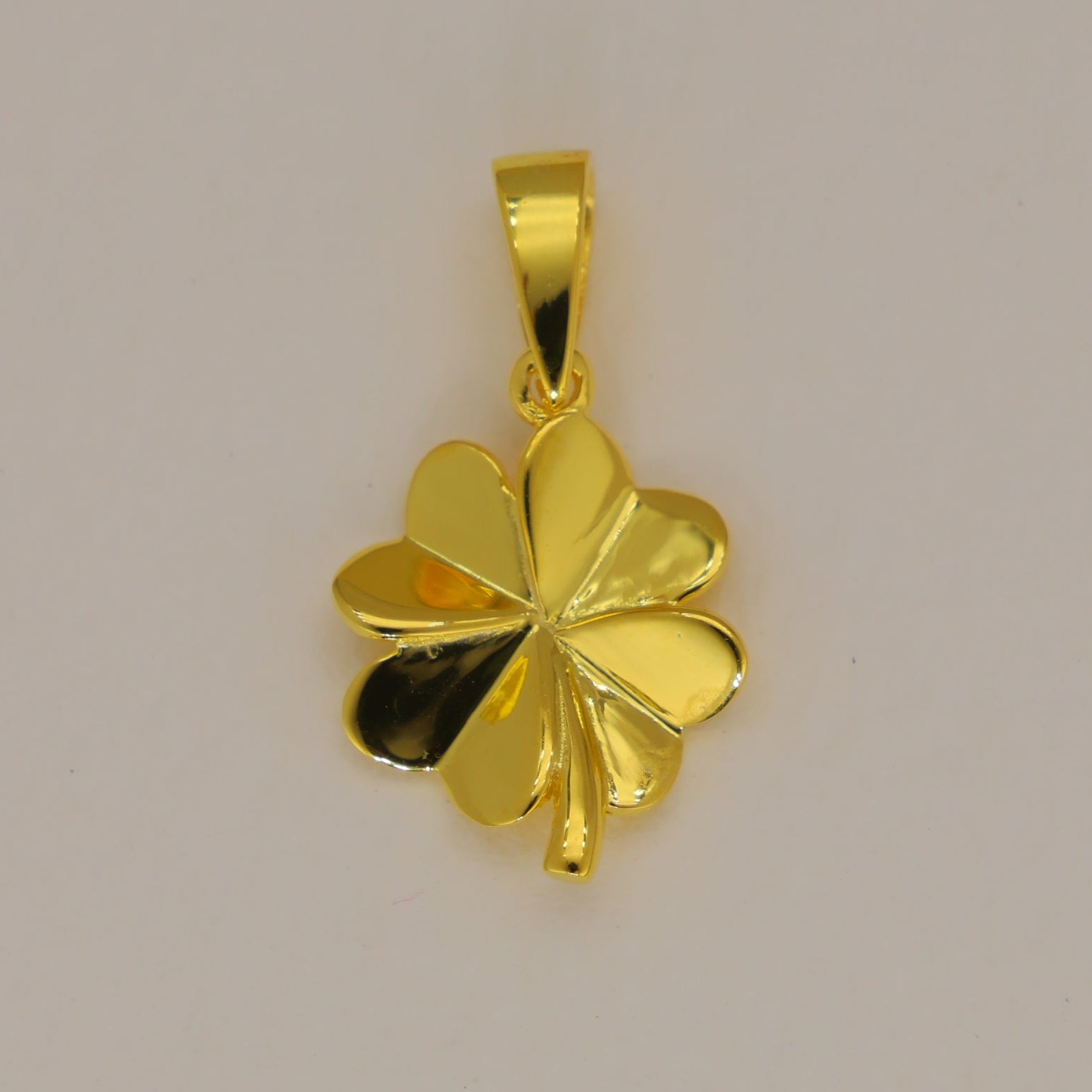 Avielle Clover Pendant in 18K Gold over 925 Sterling Silver by MOA - view 2