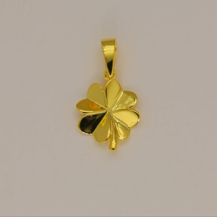 Avielle Clover Pendant in 18K Gold over 925 Sterling Silver by MOA - view 2
