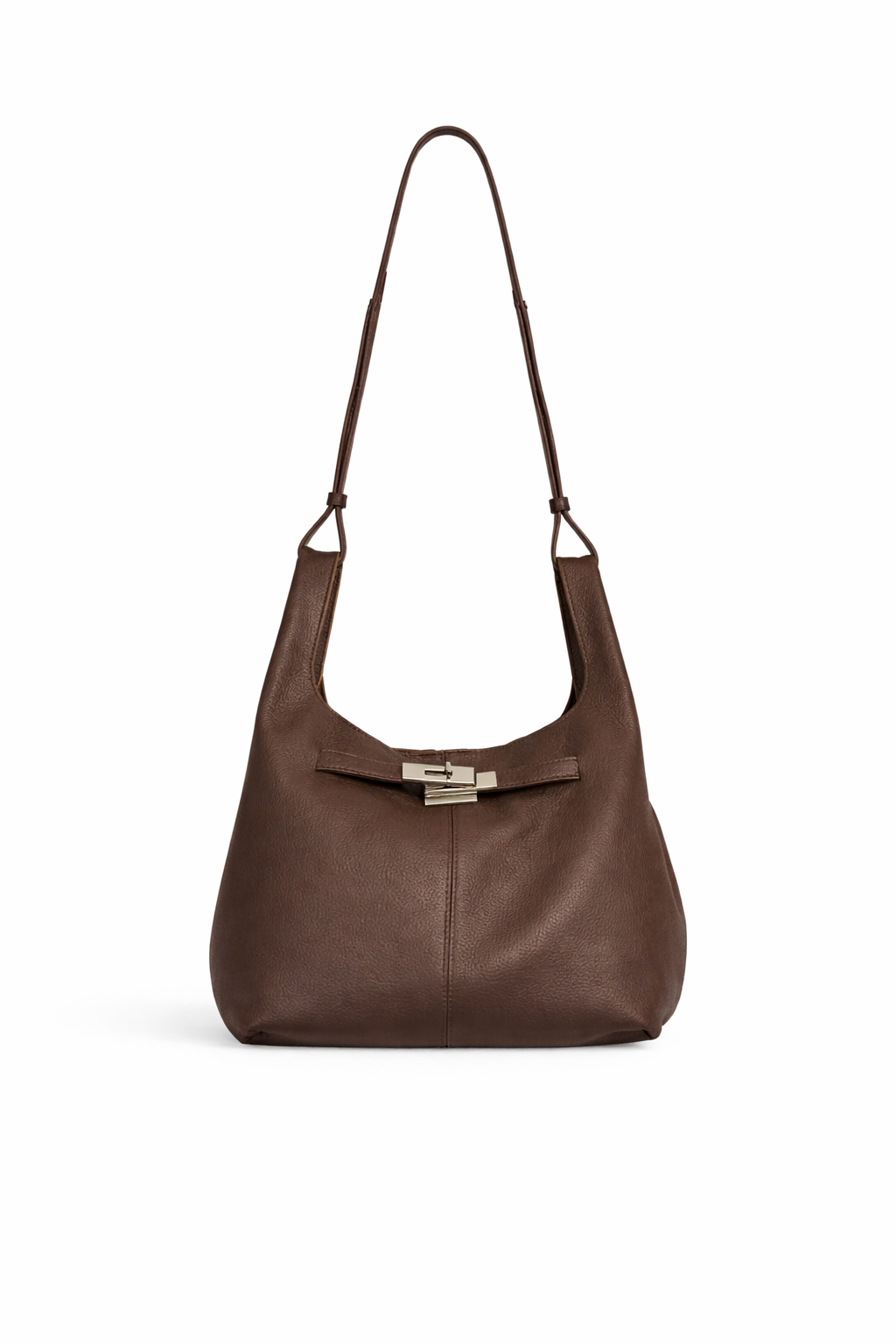 Avielle Leather Hobo Bag in Ebony by MOA - view 2