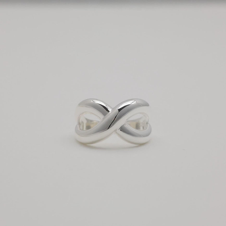 Axelle Crossover Ring in 925 Sterling Silver by MOA - view 2