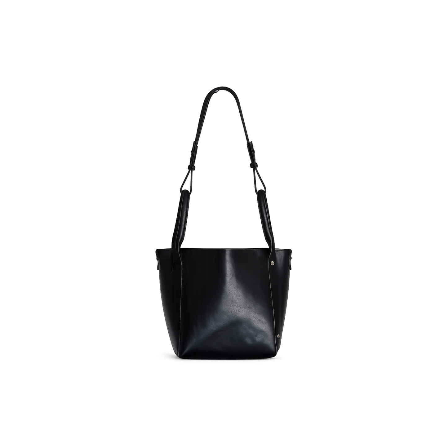 Bastien Vegetable-Tanned Leather Bag – Black