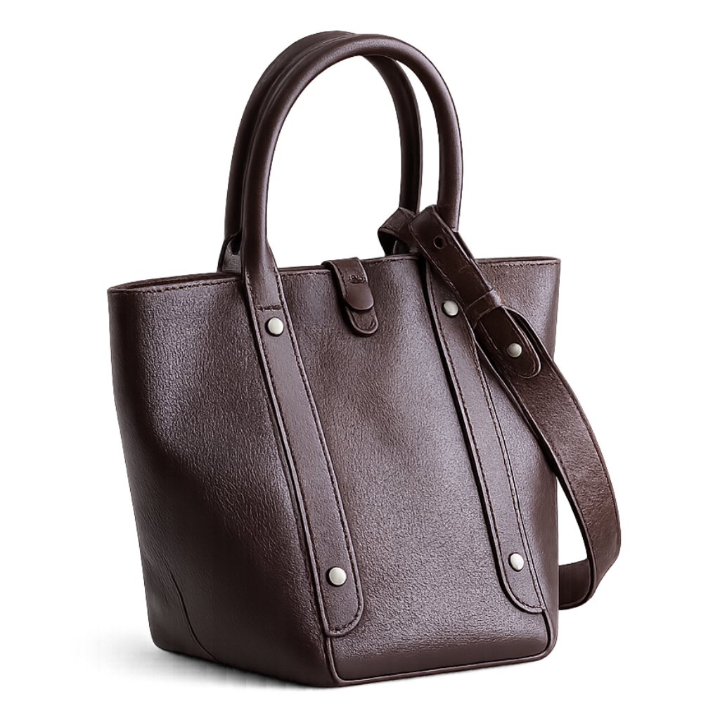 Bastien Vegetable-Tanned Leather Bag – Chocolate